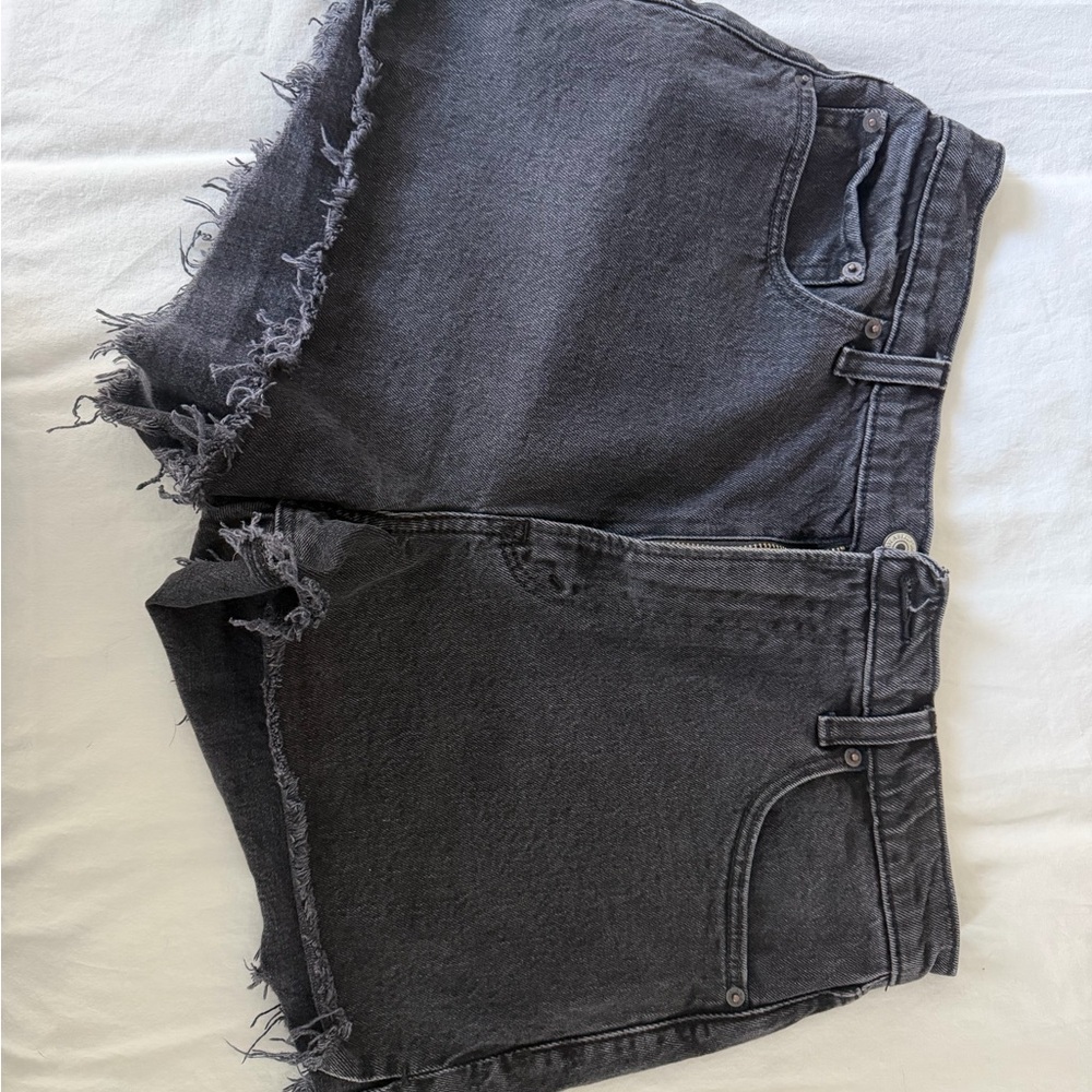 Abercrombie & Fitch Dark Gray High Rise Shorts